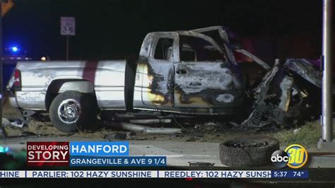 Fatal car accident hanford ca - Damaged vehicles were visible on Interstate 15 following the crash. (Mark Ritter ) FALLBROOK, CA — At least one person was killed and multiple vehicles were damaged in a Sunday afternoon crash ...